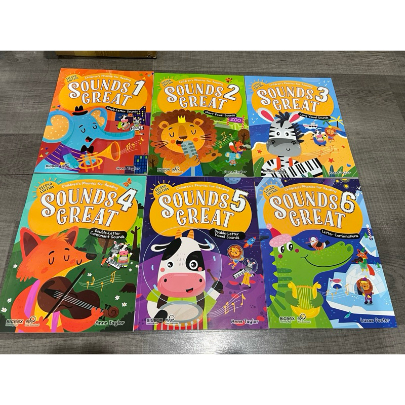 Sounds Great Student’s Book 1-6 หนังสือสอนโฟนิกส์ที่ดีที่สุด