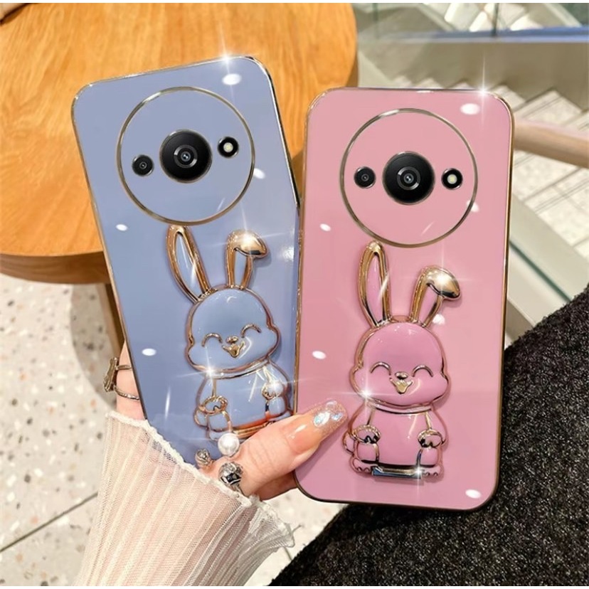 เคส กระต่ายขาตั้ง ตั้งได้ สำหรับรุ่น Redmi A3 เคสโทรศัพท์ ฝาหลัง กันกระแทก เคสนิ่ม สินค้าพร้อมจัดส่ง