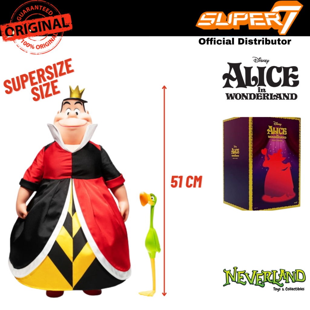 Super7 Disney Alice in Wonderland Supersize Queen of Hearts Figure