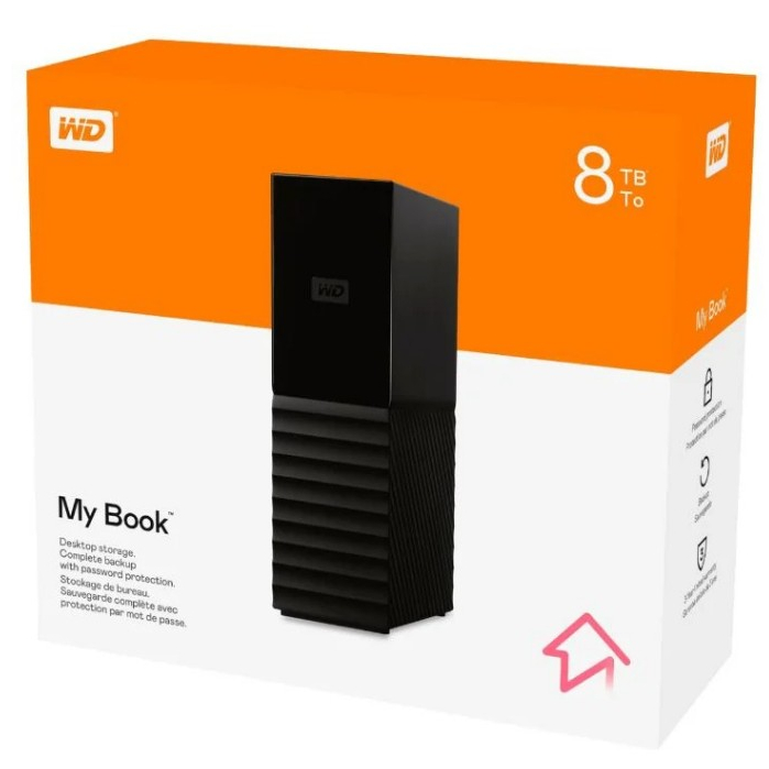 WD MY BOOK 8 TB EXTERNAL HDD (ฮาร์ดดิสก์ภายนอก)