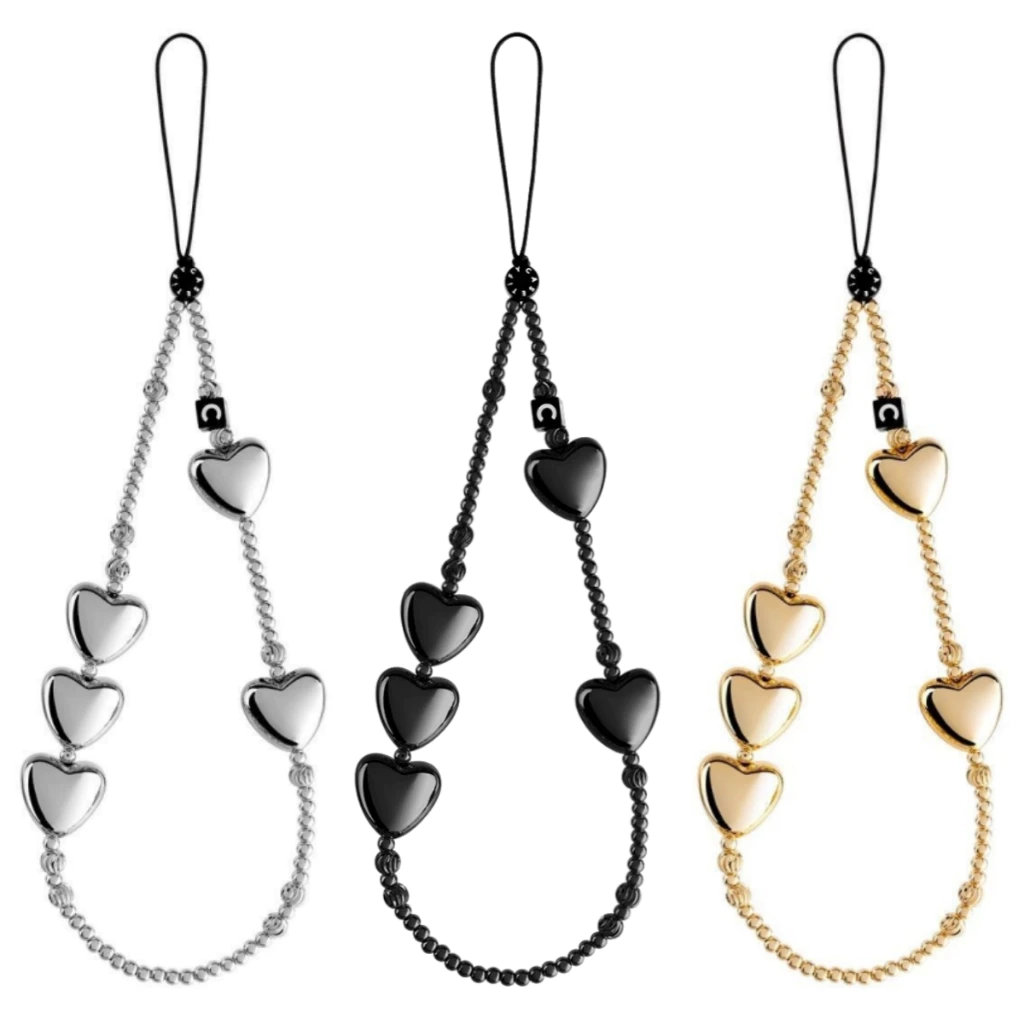 CASETiFY Midnight/Sunset Pearl Mobile Phone Hanging Rope Gold Shuo/Star Diamond Love Chain Advanced Sense Creative Niche