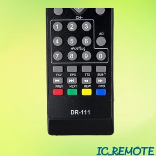 รีโมทรุ่น : ดิจิตอลแฟมิลี่FAMILY รหัส DR-111หน้าดำตัวสั้น สินค้าพร้อมส่ง