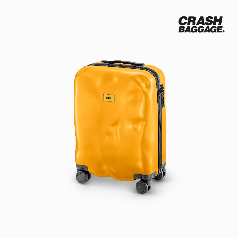 CRASH BAGGAGE กระเป๋าเดินทาง รุ่น ICON สีเหลือง ขนาด 21.6"