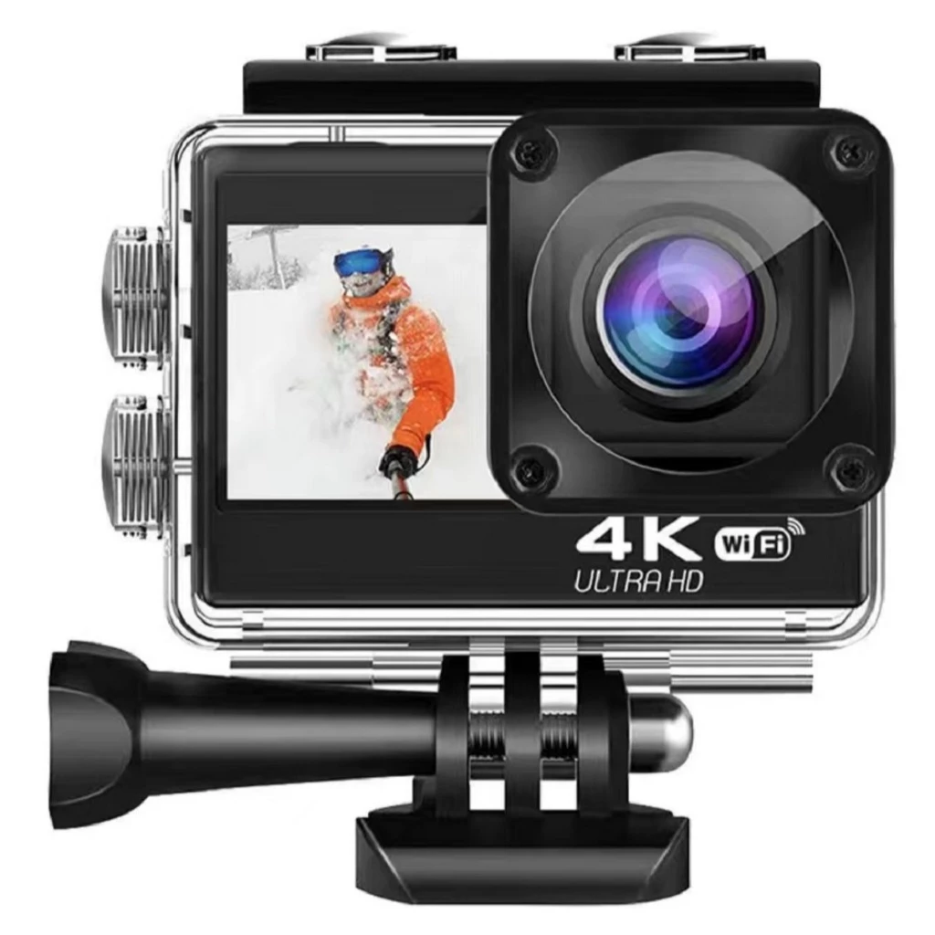 กล้องโกโปร 4K Ultra HD กันน้ำ 30เมตร มุมกว้างติดรถมอเตอร์ไซค์หรือหมวก thumbnail 10