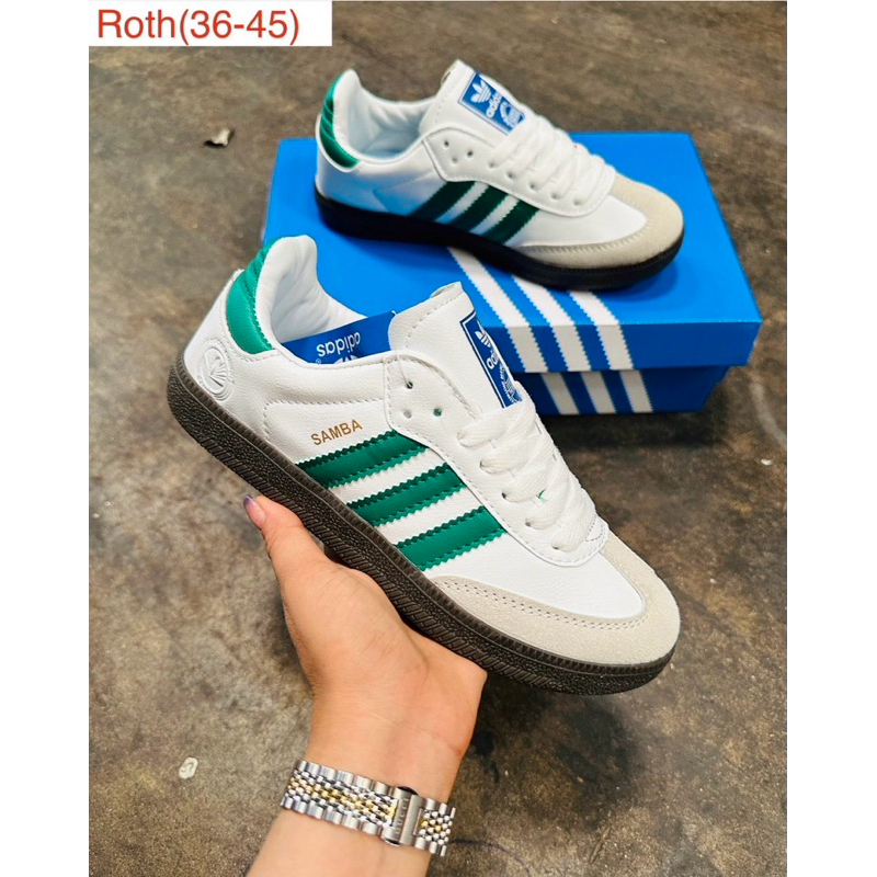 ร้องเทาผ้าใบอดิดาสซัมบามีไซร้36ถึง45มีสินค้าพ้รอมส่ง