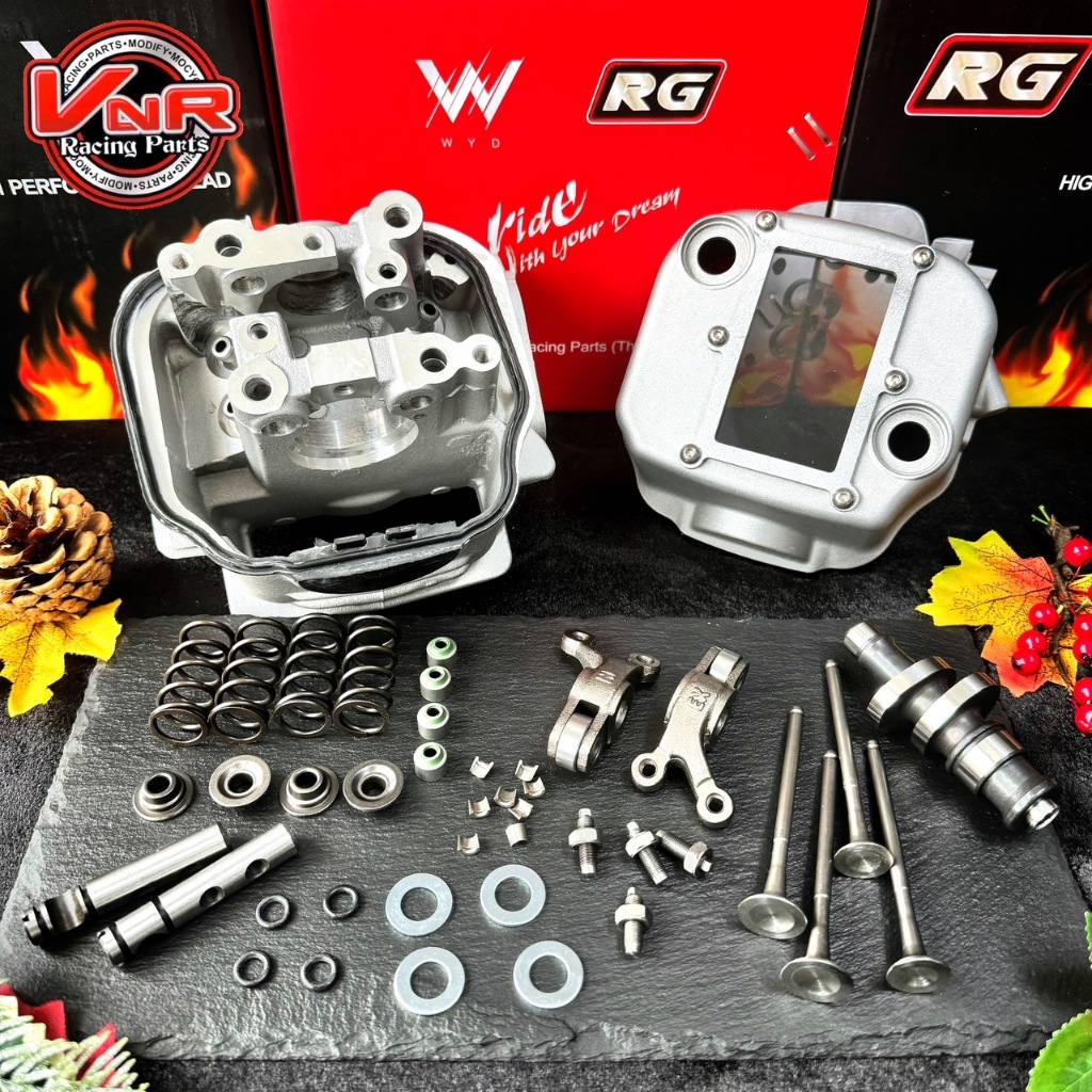 ฝาสูบ4วาล์วเวฟ110i/ดรีม ใส่รุ่น wave110i/ดรีม ใบวาล์ว 16/18 ฝาสูบเเต่งเวฟ110i ฝาสูบ 4 วาล์ว W110i พร้อมอุปกรณ์