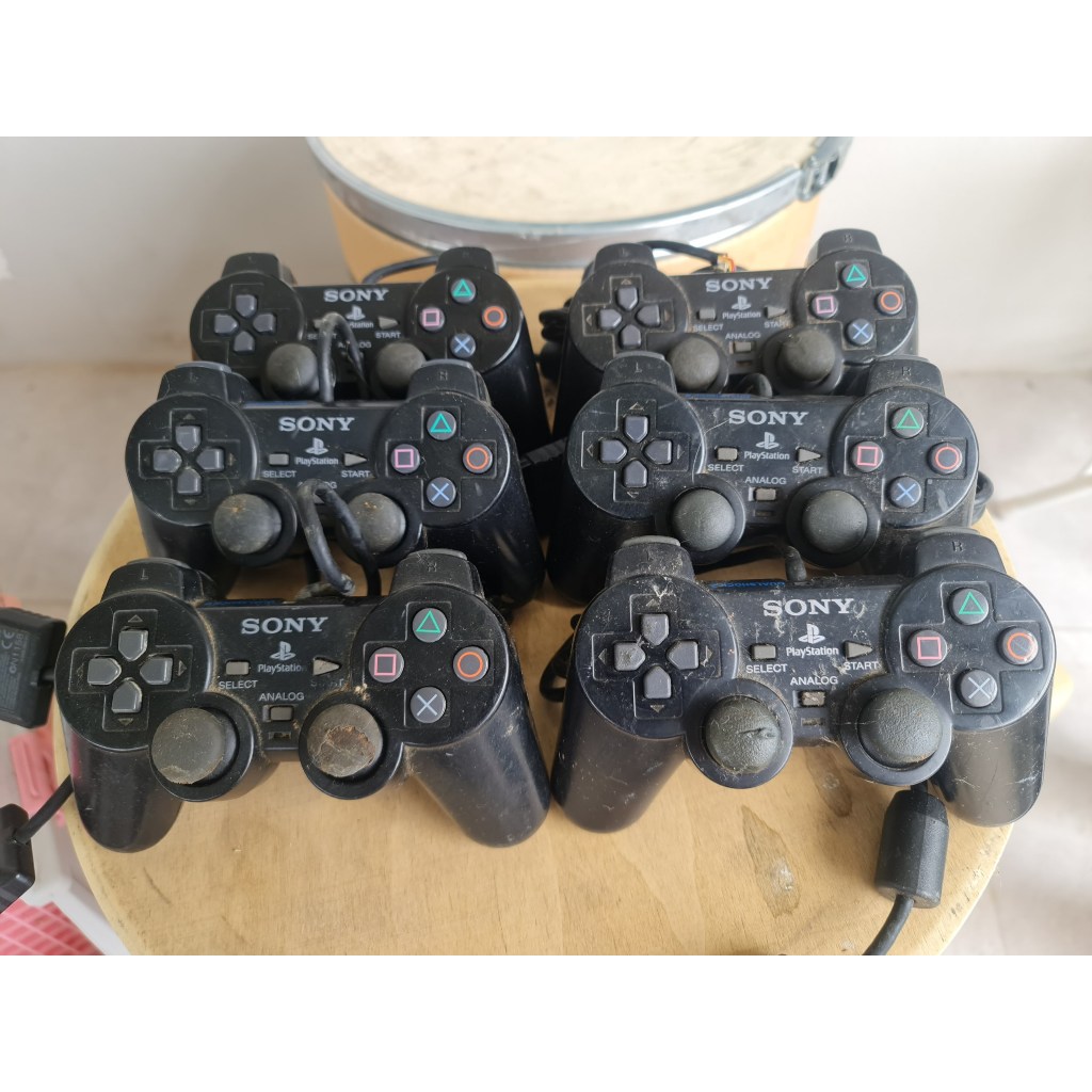 [JUNK] จอยแท้ PS2 PLAYSTATION 2 จอยเพลสอง จอยเพลทู งานอะไหล่ เสีย คละสภาพ !!