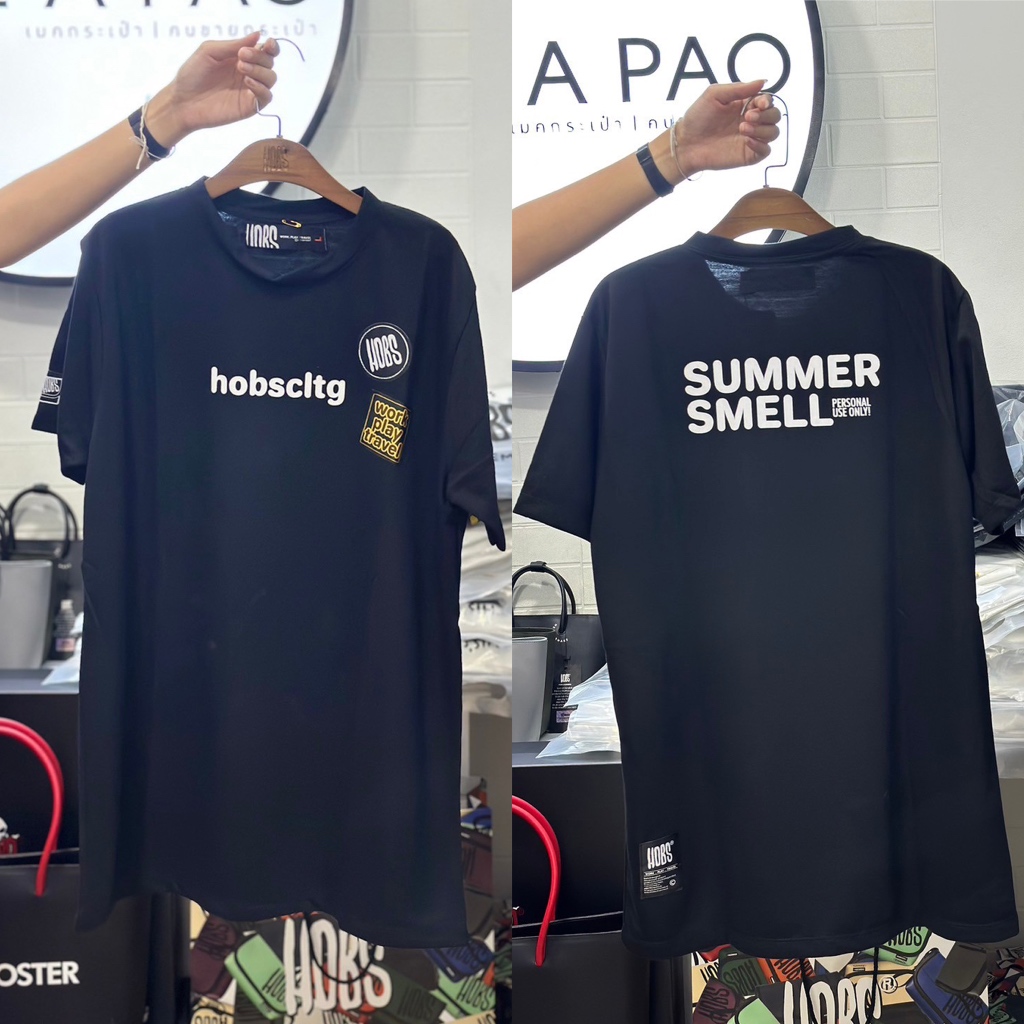 (ส่งฟรี) เสื้อยืด SUMMER SMELL HOBSCLTG® (ของแท้ 100%) - รูปที่ 4