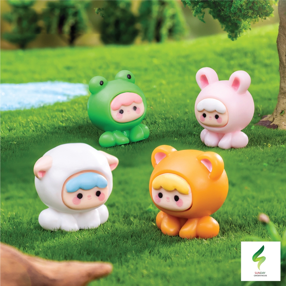 โมเดลตุ๊กตาเบบี๋ เด็ก ทารกน้อย สำหรับตกแต่งสวนถาด คอนโซลรถ ตกแต่งบ้าน อื่นๆ