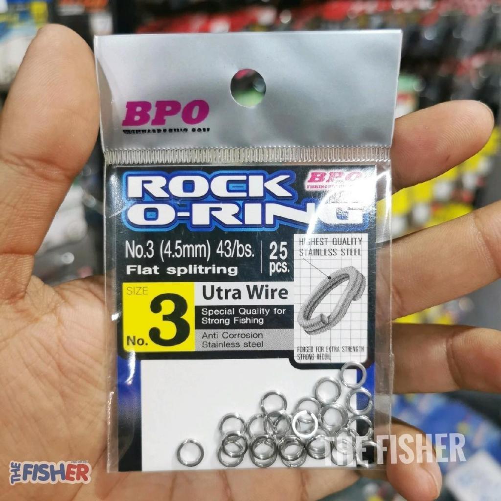 A04 BPO​ Rock​ O-Ring สปิริงสุดแกร่งใส่ขอสามทาง​ ใส่ใบหลิว