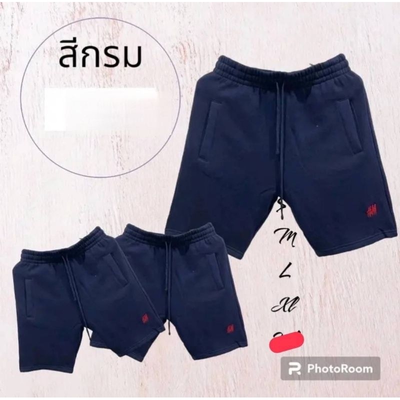 กางเกงขาสั้นลำลองลายปักHM