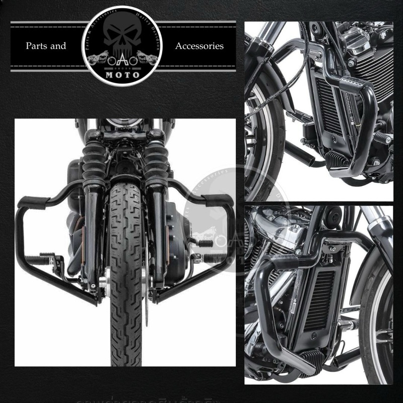 กันล้ม clash bar HD Softail M8 ปี18+ Streetbob Fatbob breakout sport glide low rider s-st softail m8 ทุกรุ่น
