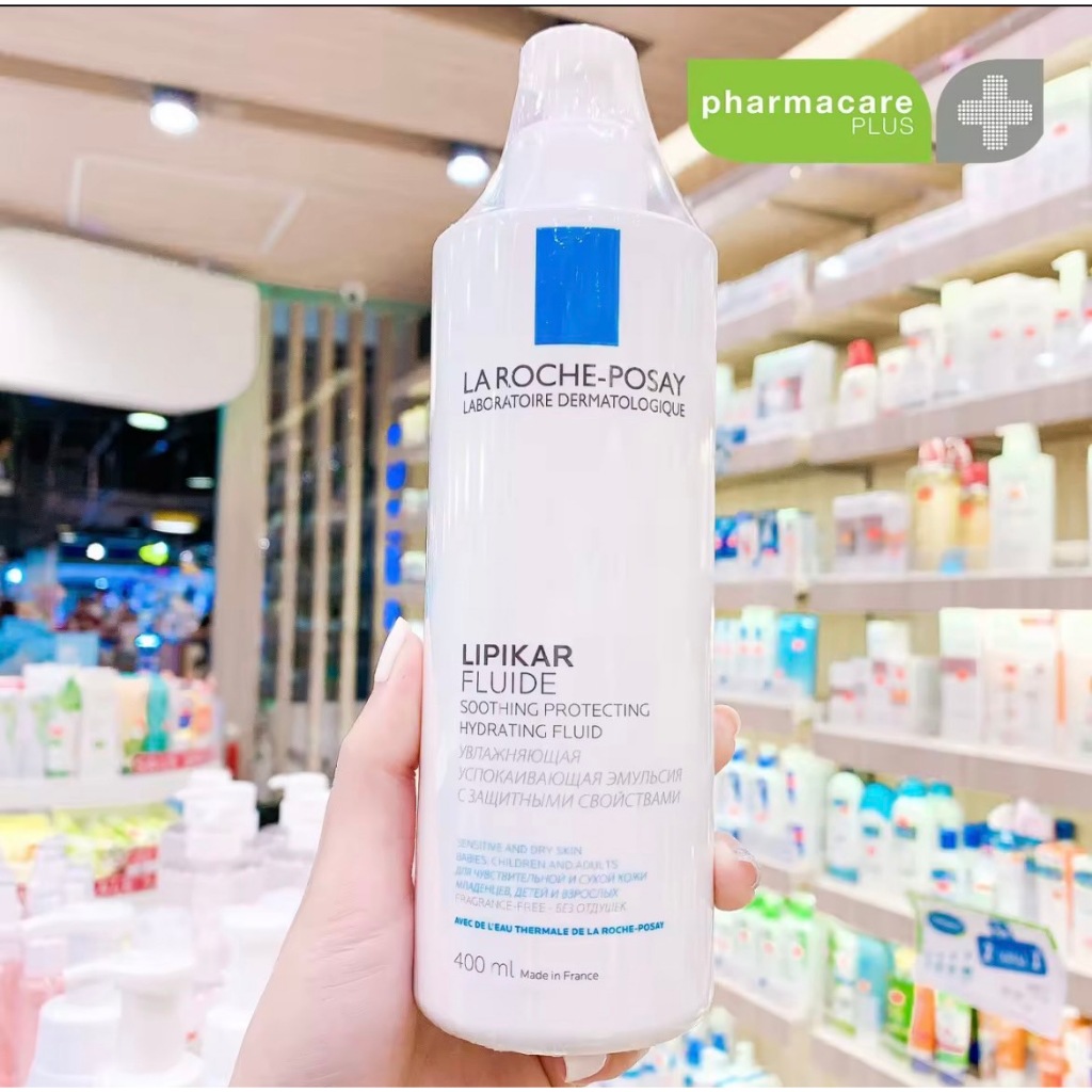 ของแท้ La Roche-Posay lipikar fluid 400 ml. ลาโรช-โพเซย์ ลิปิการ์ ฟลูอิด 400 มล.