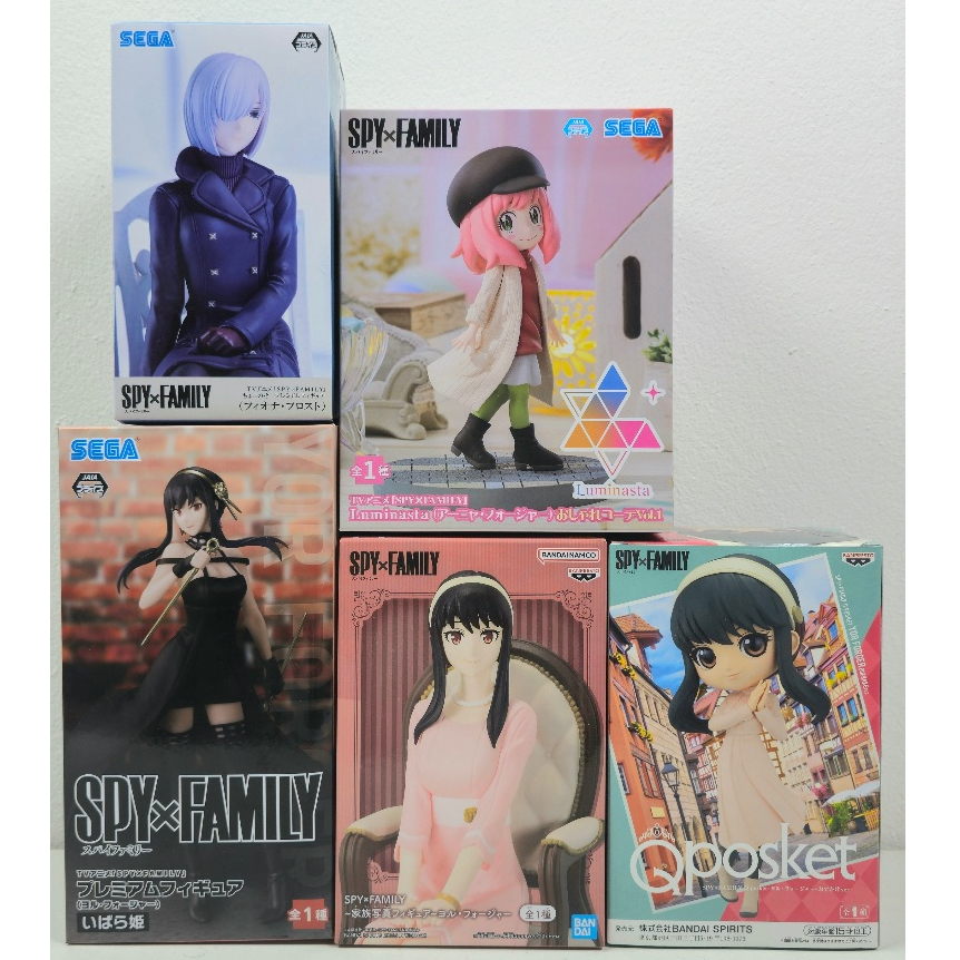 [ฟิกเกอร์แท้] Spy × Family - Anya Forger / Bond Forger / Yor Forger / Fiona Frost (Sega / Taito)