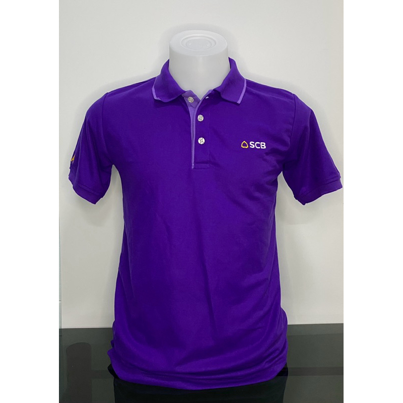 เสื้อโปโลSCBธนาคารไทยพาณิชย์ มือสอง อก38
