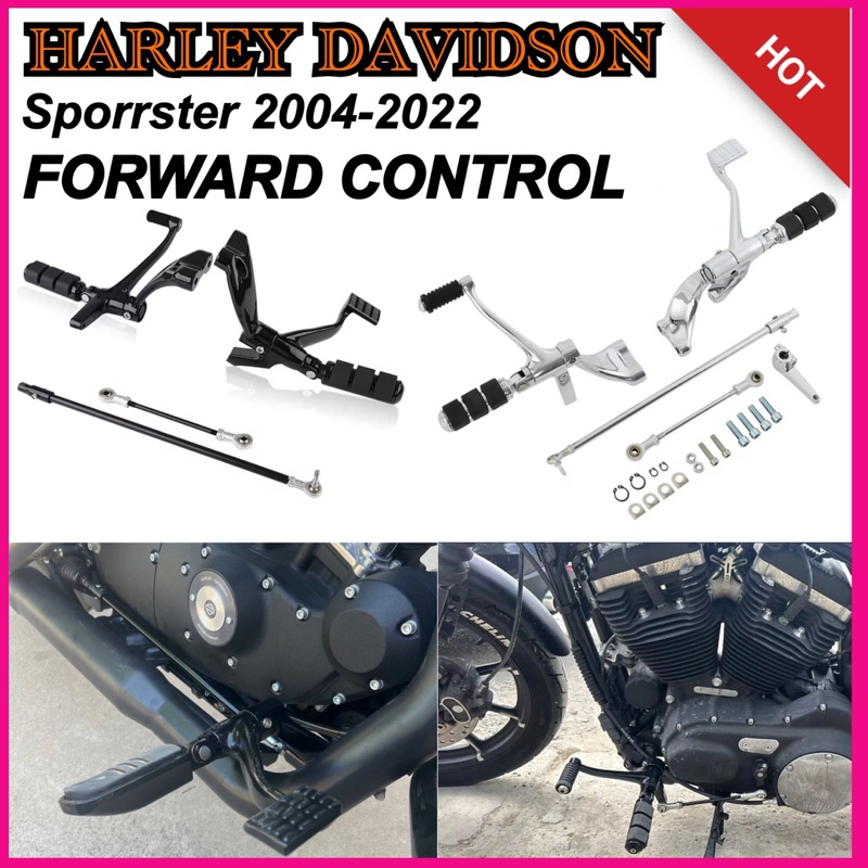 Forward Control harley-Sportster XL883 XL1200 48 พักเท้าharley พักเท้าฮาเลย์ ฮาเลย์เดวิดสัน ฟอเวิดคอ