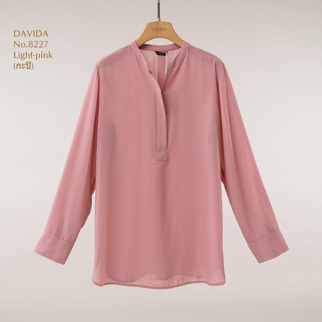 เสื้อเชิ้ตแขนยาว DAVIDA #8227