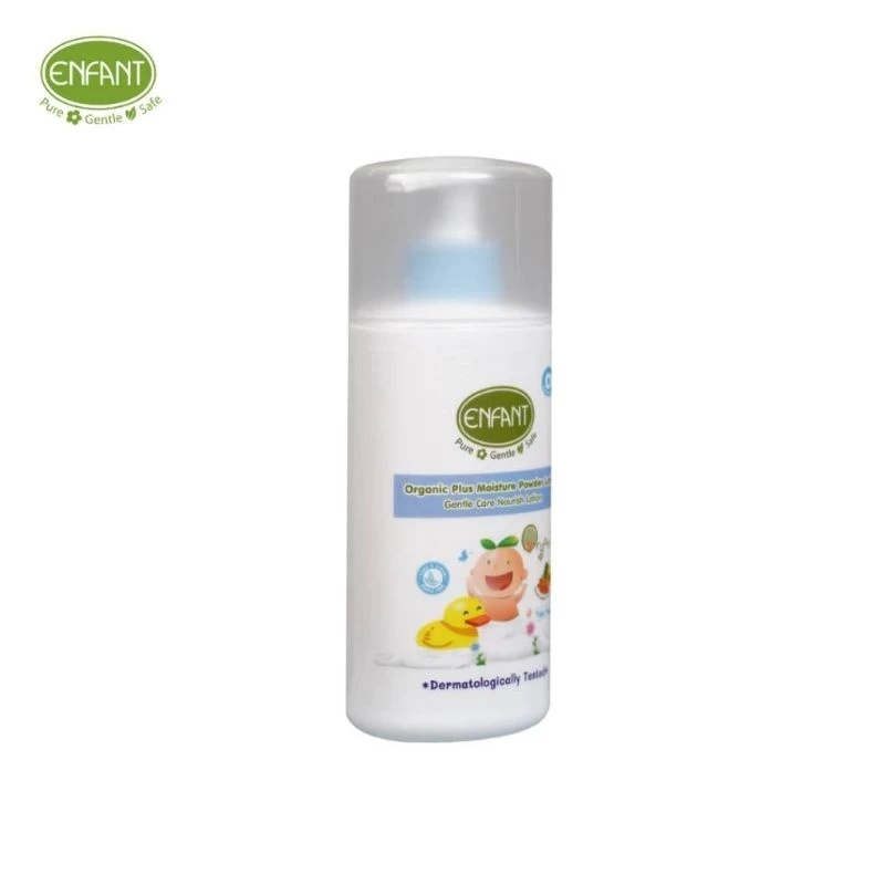 ENFANT (อองฟองต์) Organic Plus Moisture PowderLotion โลชั่นแป้ง ใช้ได้ตั้งแต่แรกเกิด ขนาด250ml.