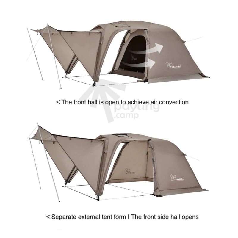 Vidalido Coastline Ultralight Tent เต็นท์ 2room thumbnail 6