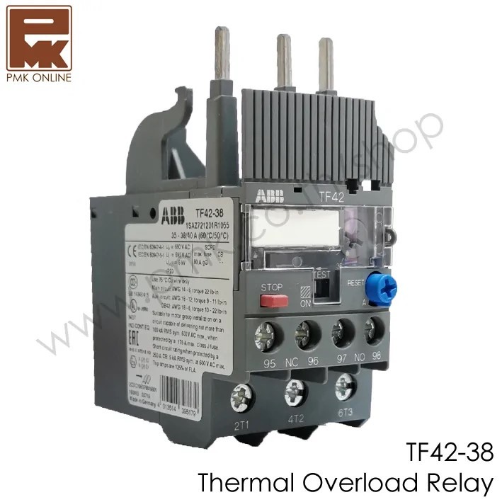 ABB TF 42 Thermal Overload Relay เทอร์มอลโอเวอร์โหลด รีเลย์