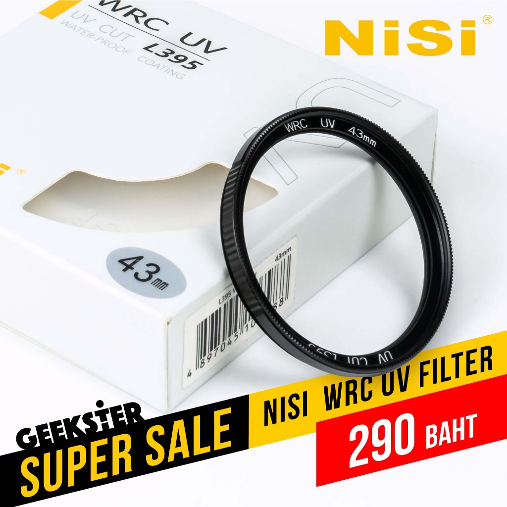 NiSi WRC MC UV Filter ( ฟิลเตอร์ L395 UV ) ( 43mm )