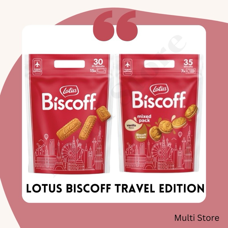 Biscoff Biscuits Travel Edition ~ โลตัสบิสคอฟบิสกิตถุงใหญ่