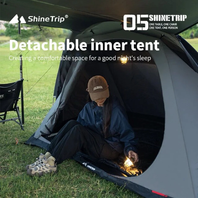 ShineTrip Tunnel Tent A491 เต็นท์อุโมงค์ผ้า Oxford 150D thumbnail 5