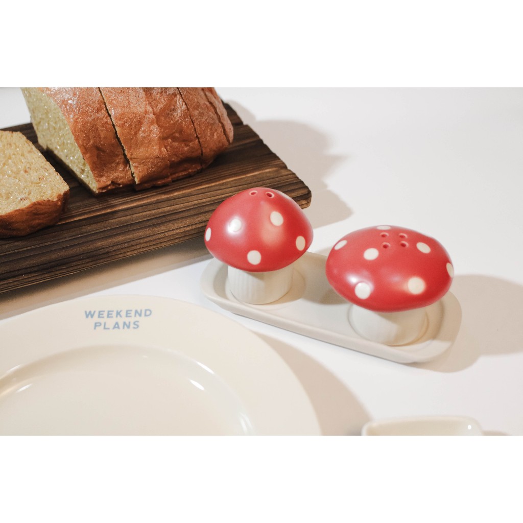 ที่ใส่เครื่องปรุงน้องเห็ดเซรามิก...น่ารัก มินิมอล