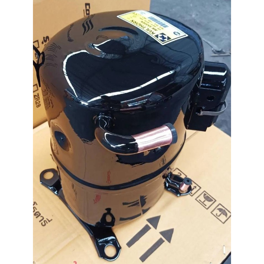 คอมเพรสเซอร์แอร์มือสอง แบบลูกสูบ รุ่น AW5535 ขนาด 28000 btu น้ำยา R22 ไฟ 220