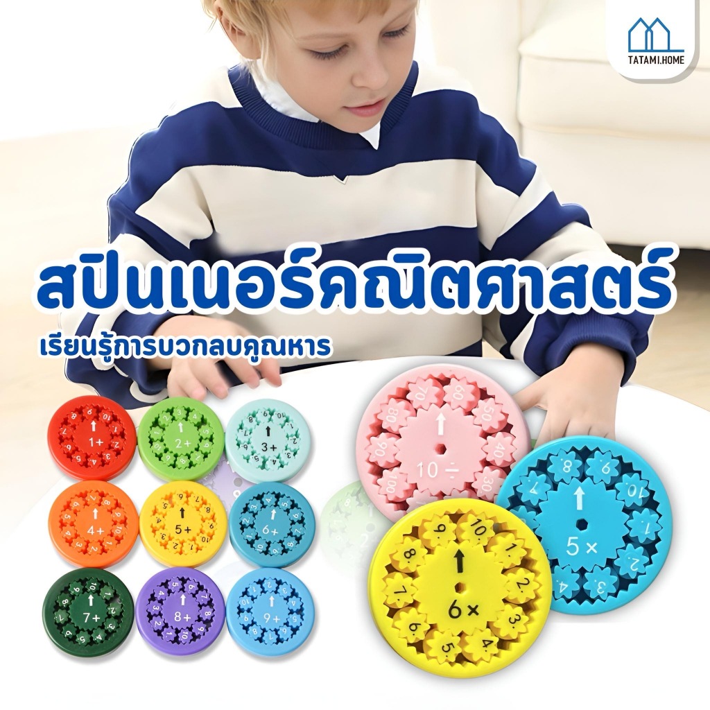 คณิตศาสตร์ Fidget Spinner ของเล่นการเรียนรู้เลขคณิตเครื่องมือบวกลบ math fidget spinners ความเครียดบรรเทานักเรียนการศึ