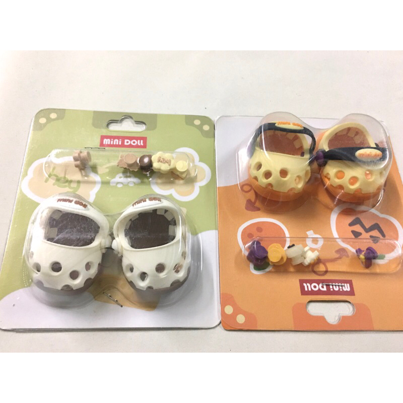 รองเท้า Mini doll Crocs shoes ( doll 20 cm) ตุ๊กตา 20 cm