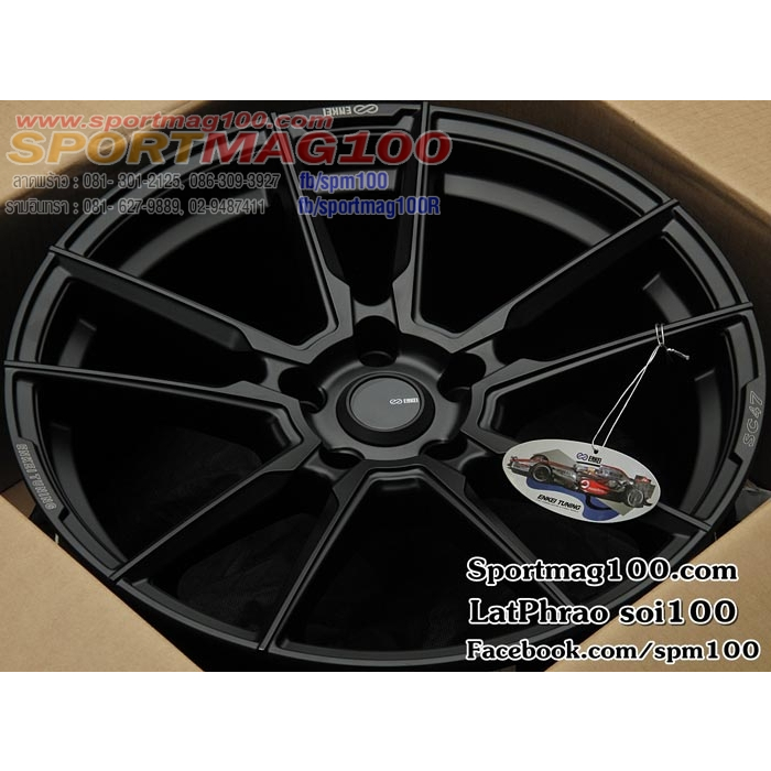 ล้อแม็กซ์ Enkei Sc47 สีดำด้าน 8.5-18นิ้ว 5รู100 ET40 [15016]