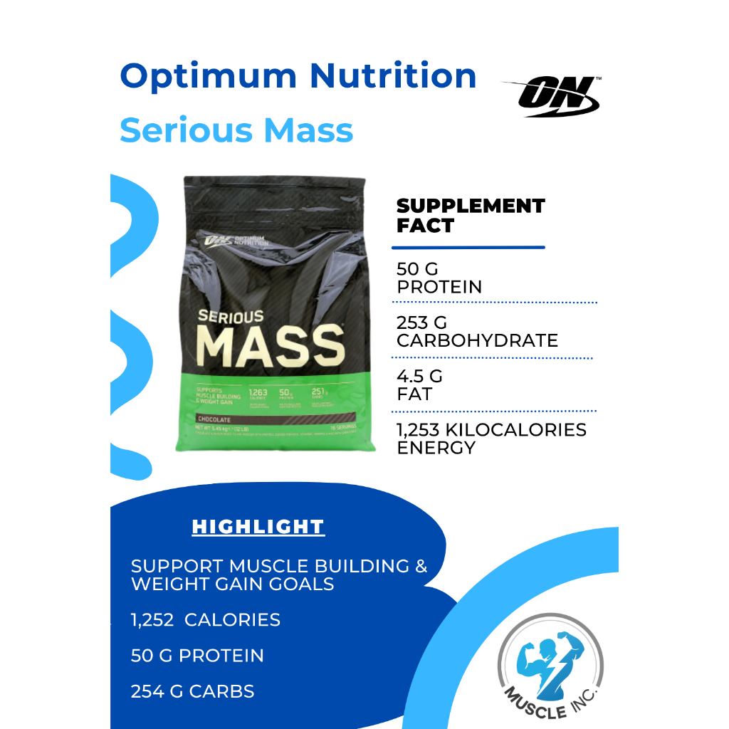 Optimum Nutrition- Serious Mass พร้อมส่ง!!