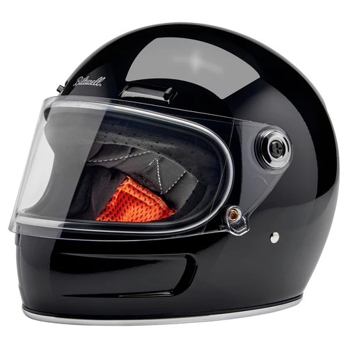 หมวกกันน็อก Biltwell Gringo SV ECE Helmet - Gloss Black By Life and Kustom