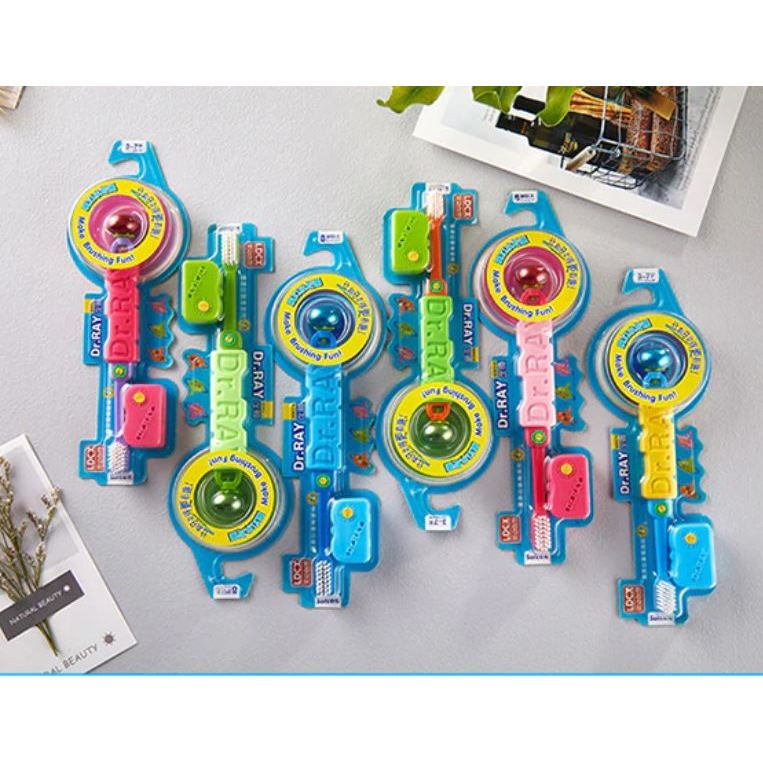 แปรงสีฟันเด็ก3-7ปี และ 8ปีขึ้นไป Dr Ray Magical Gyro มีให้เลือก 6สี