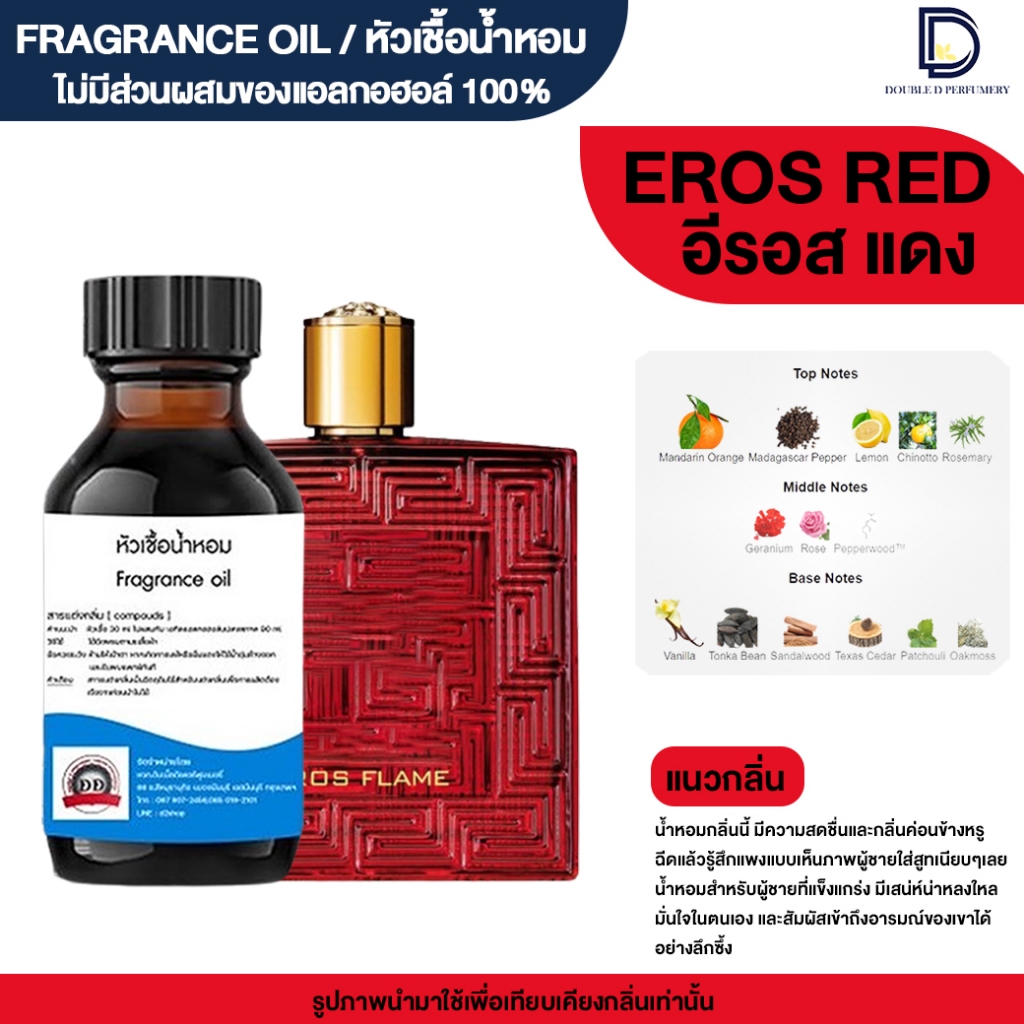 หัวเชื้อน้ำหอม กลิ่น อีรอส แดง (EROS RED)