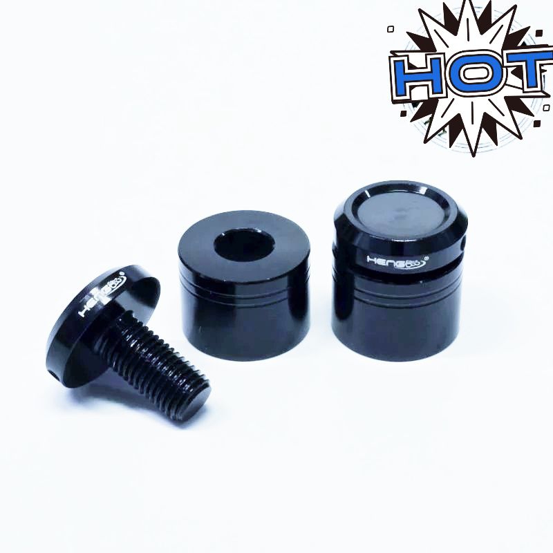 อุดกระจก Giorno จีออโน่ ปิดรูกระจก งานอลูมิเนียม ติดตั้งง่ายมีเกลียวยึดแน่น ครอบวงเต็มรู น้ำไม่เข้า ใส่ได้ทั้ง Abs Cbs - รูปที่ 3