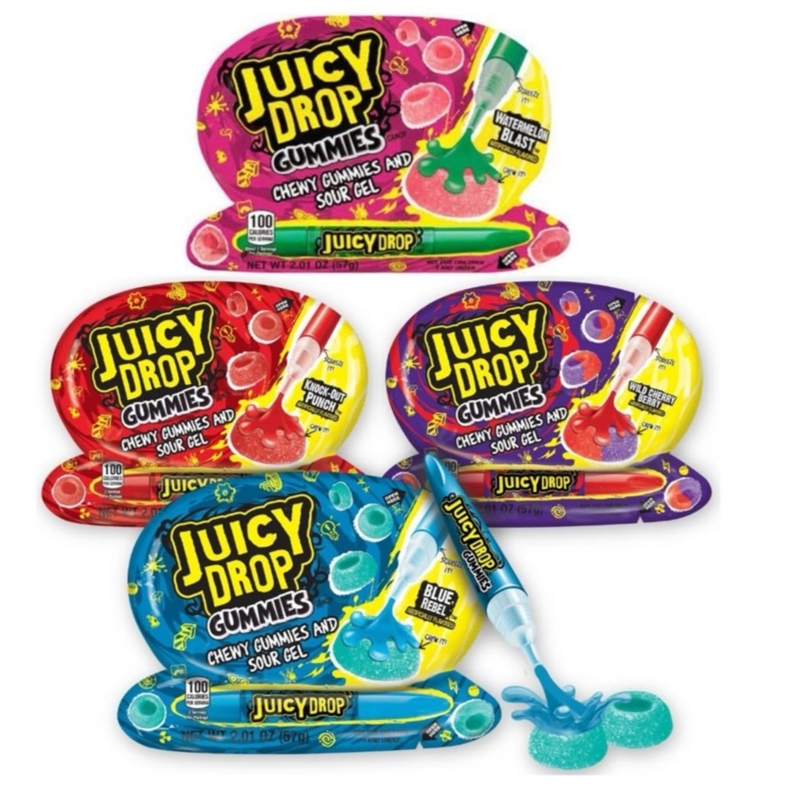 ❤️ พร้อมส่งจากไทย ❤️ ขนมเกาหลี ASMR Juicy Drop เจลลี่ปากกา เปรี้ยวจี๊ดดดด