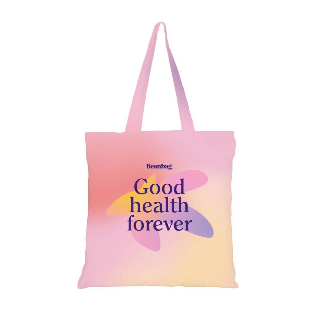 Free Beanbag Beauty Tote Bag กระเป๋าผ้าบิวตี้โปรตีน มี 3 สี