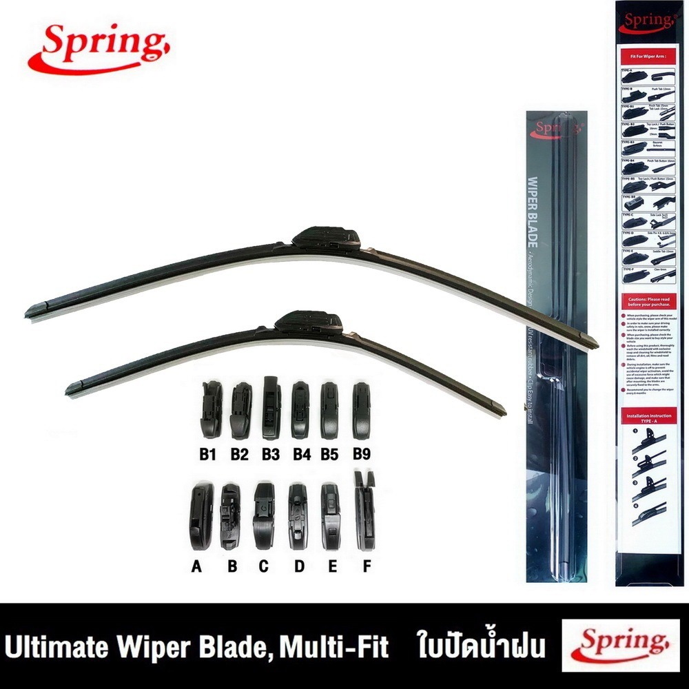 Spring ใบปัดน้ำฝน BMW Series1 ( F20 F21 ), Series 3 ( E30 E36 E46 E90 E91 E92 E93 F30 F31 F34 F35) C