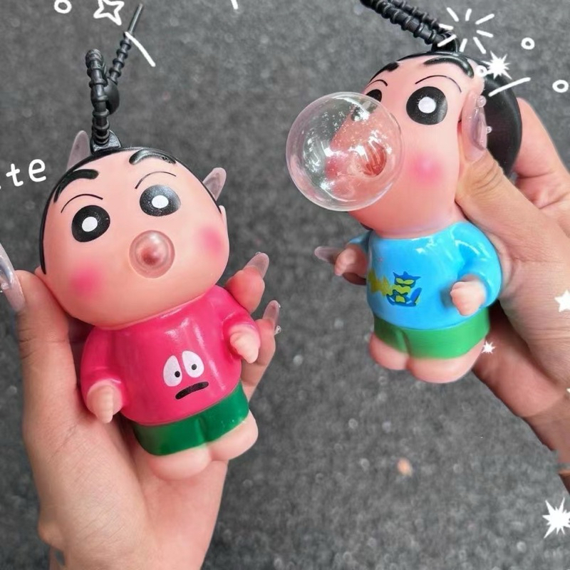 ของเล่นบีบเครยอนชินจัง,ฟองคายไม่ติดจี้ชินจัง,สร้างสรรค์อะนิเมะเครื่องประดับนุ่มพิเศษช้า Rebound Vent ของเล่นของขวัญ