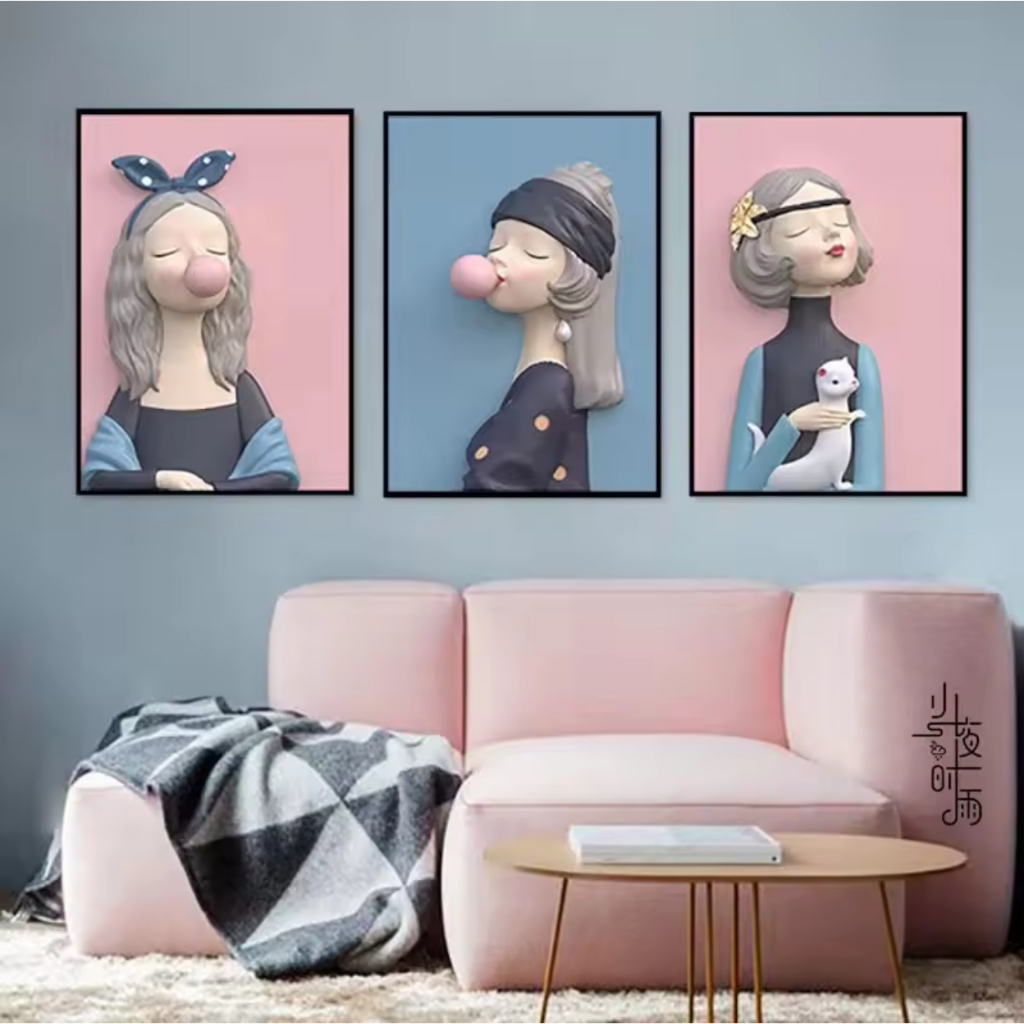 ตกแต่งบ้าน ให้น่าอยู่ ตกแต่งบ้านสไตล์โมเดิร์น ตกแต่งผนังห้องนอน ไม่ต้องเจาะผนัง ราคาถูก