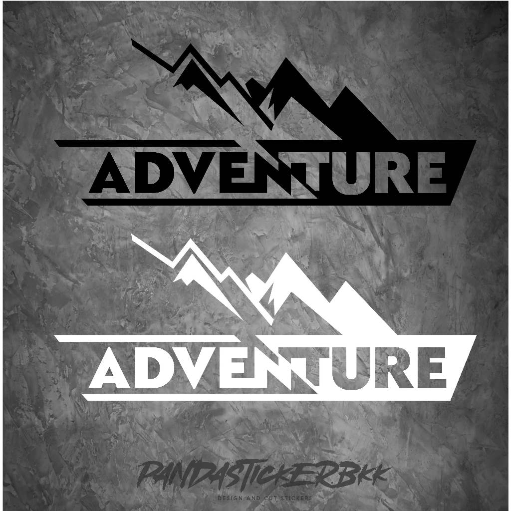 สติ๊กเกอร์ Adventure ติดได้ทุกที่ 3M สะท้อนแสง