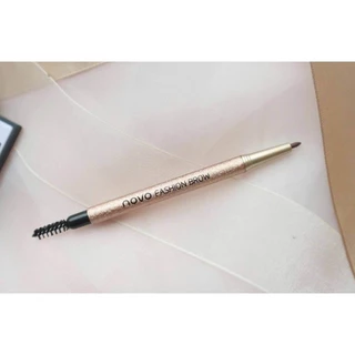 ชุดดินสอเขียนคิ้ว NOVO Eye brow nature ชุดเขียนคิ้ว + รีฟิลไส้ บล็อคคิ้ว กันน้ำ สีสวย -- 5146