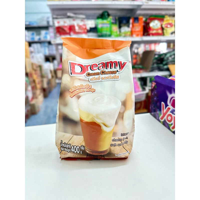 ครีมชีส ดรีมมี่ ขนาด 400g  เนื้อครีมเนียน หนานุ่ม