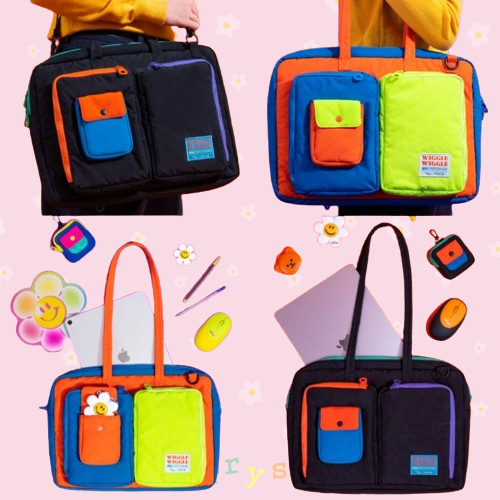 ( พร้อมส่ง ) Wiggle Wiggle Laptop 2Way Bag กระเป๋าโน๊ตบุ๊ค 15 นิ้ว