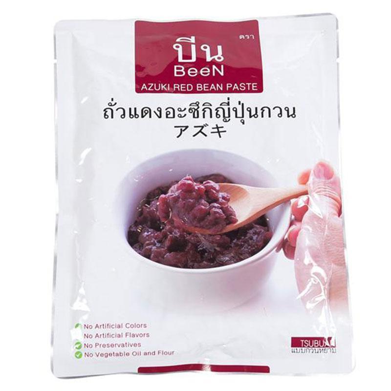 บีน ถั่วแดงอะซึกิญี่ปุ่นกวน แบบกวนหยาบ 500 กรัม / BEEN Azuki Red Bean Paste 500 g.