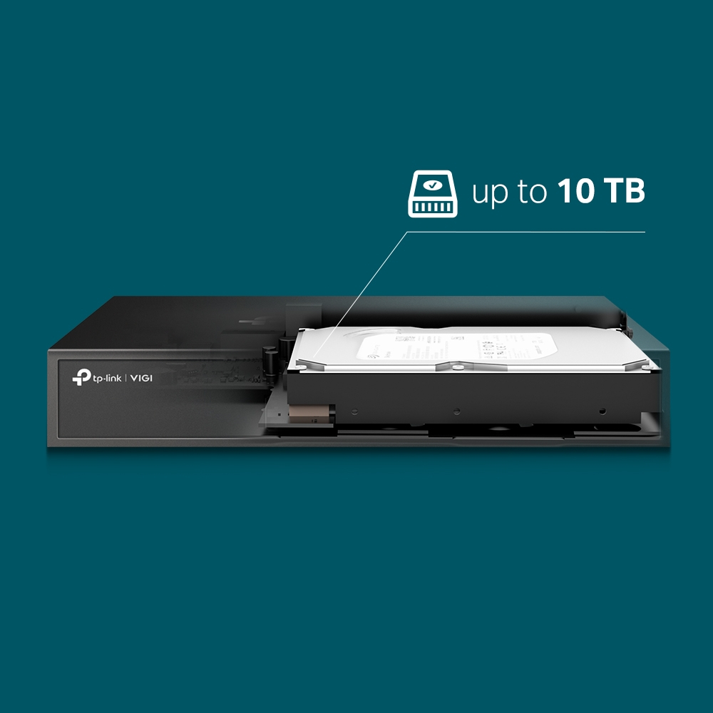 TP-Link เครื่องบันทึกกล้องวงจรปิด Network Video Recorder 8CH รุ่น VIGI NVR1008H