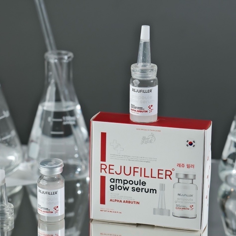 REJUFILLER AMPOULE แอมพูลนางฟ้า ผิวกระจก glassskin ลดรอยดำ เติมร่องลึก ผิวฟู ลดสิว ผิวอิ่มน้ำ ชุ่มชื้น