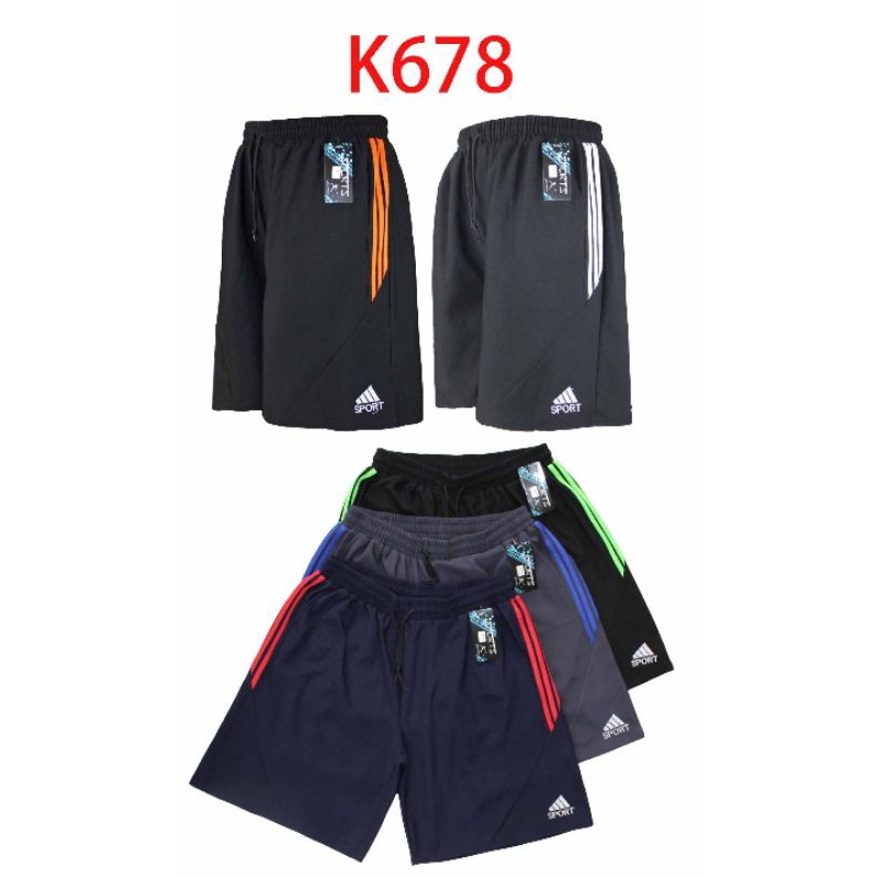 K678-กางเกงขาสั้นผ้ายืดเกาหลี